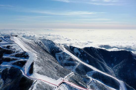 大片来了!北京海坨戴瑞雪,冬奥胜景来