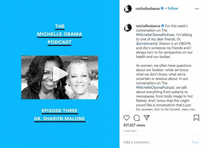 MichelleObama menopause talk