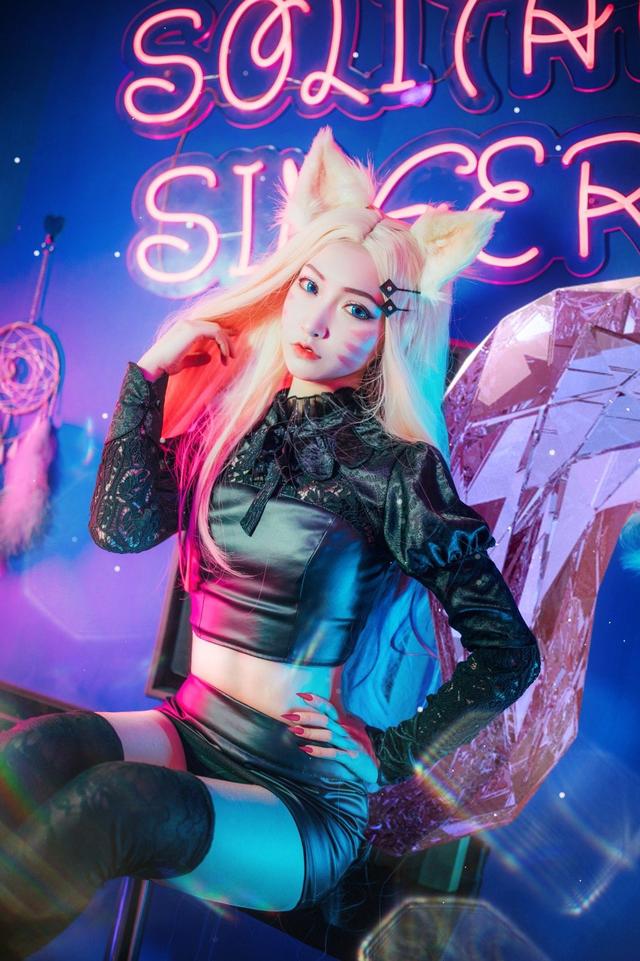 英雄联盟kda阿狸cosplay