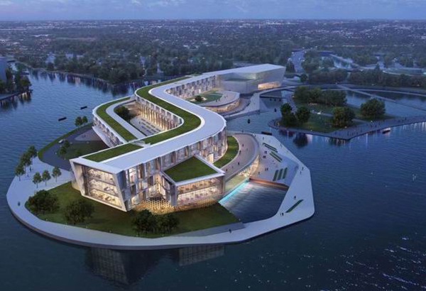 奉贤新城地标上海之鱼添新酒店