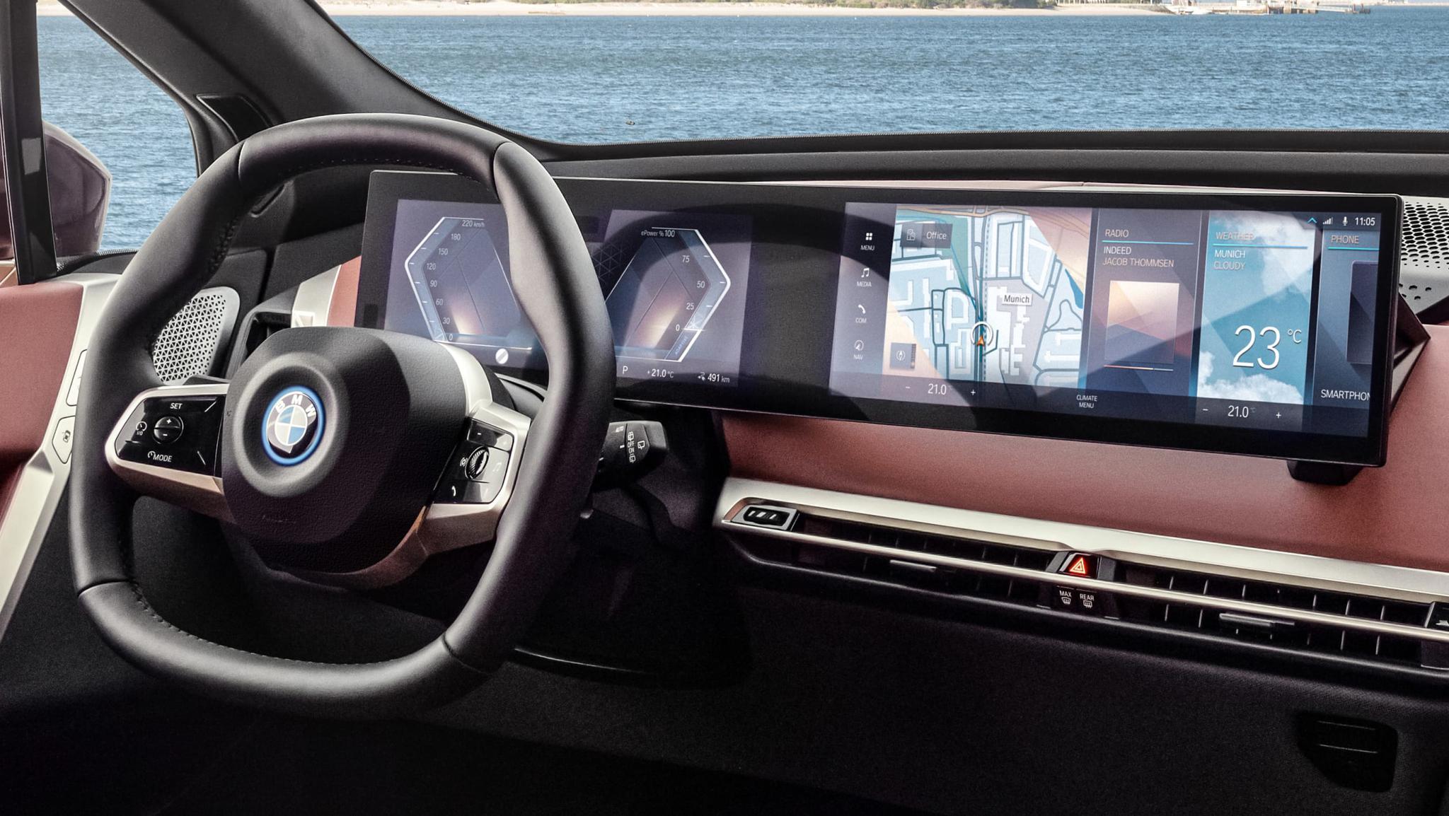 iX将率先搭载 宝马第八代iDrive系统全球首发