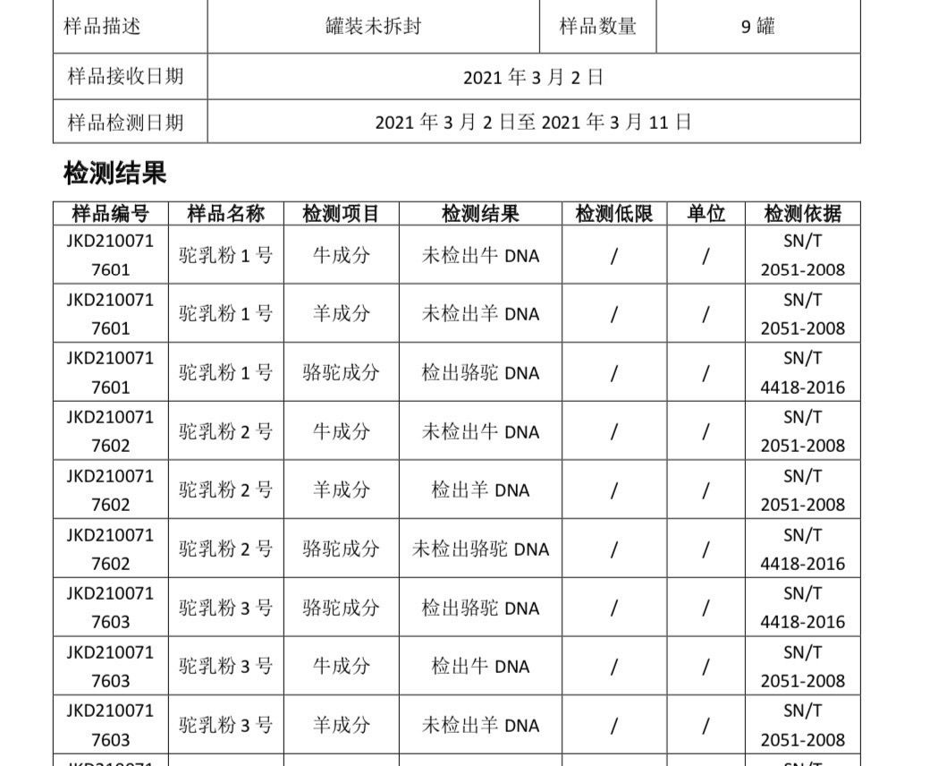 驼奶粉掺假追踪：那拉集团成立调查小组自查 拼多多店铺仍未下架