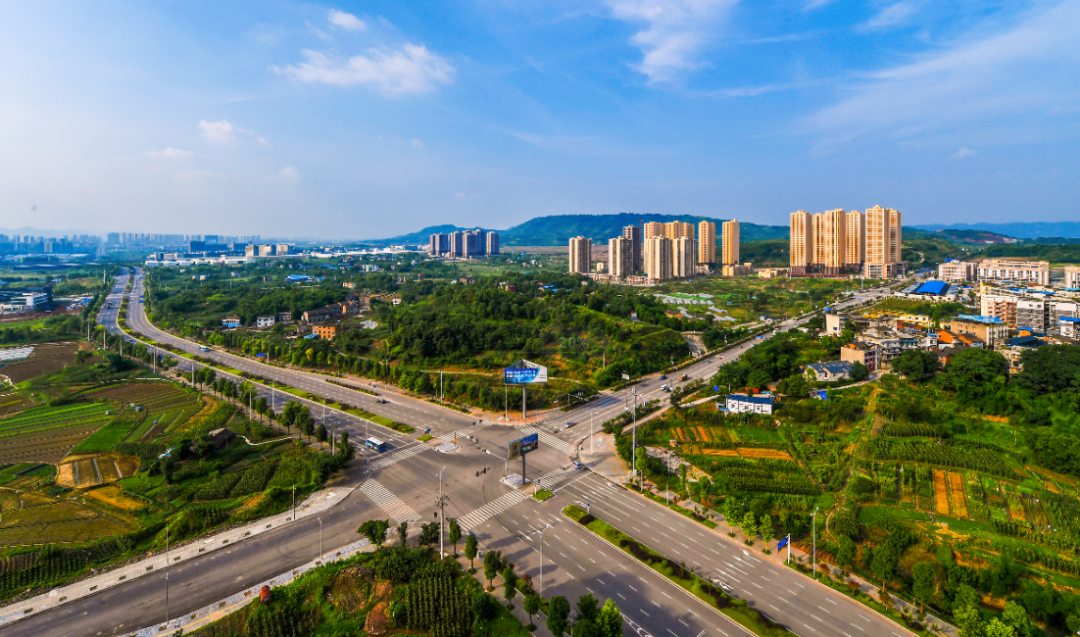高新大道 重庆高新区微讯供图