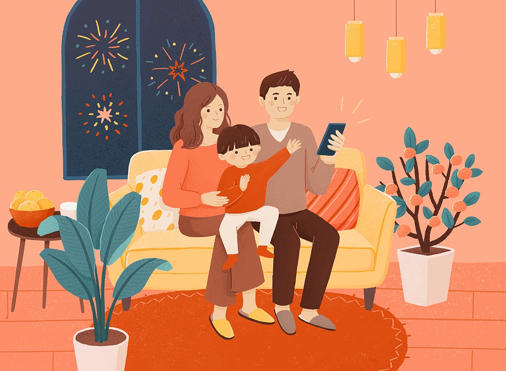 今年的春节并不平凡.虽然病毒肆虐,但是却依然无法阻挡亲情的思念.