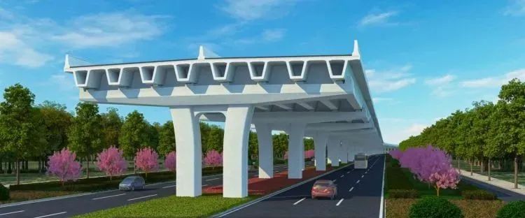 高架桥6车道效果图出炉淄博的快速路要建成这样