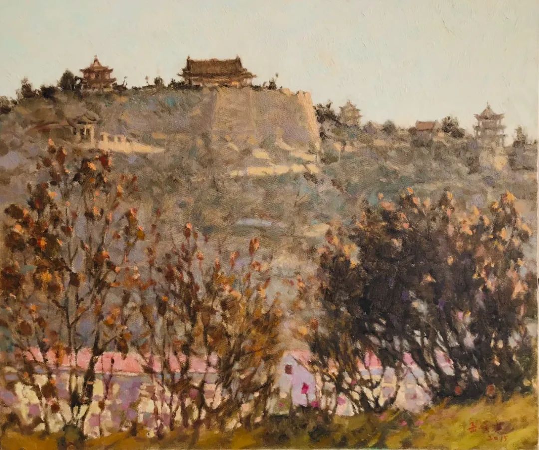 甘南油画展呈现甘肃藏区迷人秘境