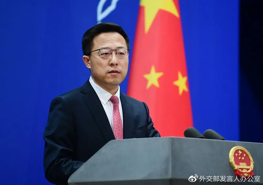 赵立坚(图源:外交部发言人办公室)