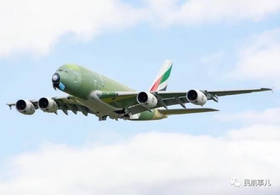 全球最后一架空客A380完成首飞