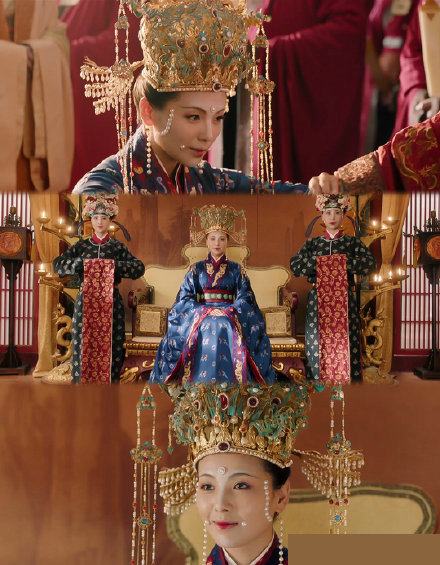 刘涛大宋宫词古装造型曝光高发髻天鹅颈妆容特别