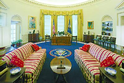 美国白宫内部全景图图片