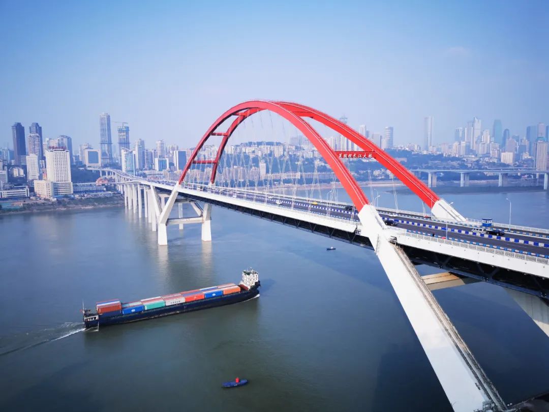 菜园坝大桥 邹乐 摄