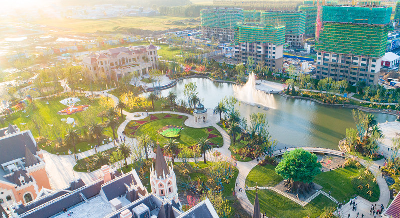 龙江恒大文化旅游城示范区实景图