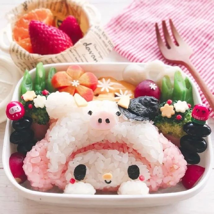 好看又好吃的级别了怎么会有这么可爱的饭饭