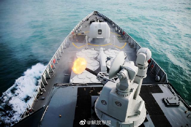 舰炮轰鸣!海军某驱逐舰支队组织实战化训练