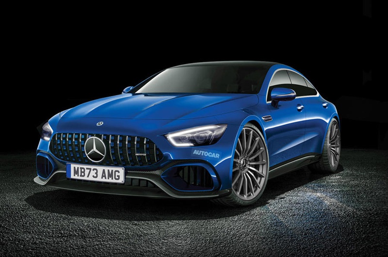 百公里加速3秒内 曝梅赛德斯-AMG GT 73e渲染图