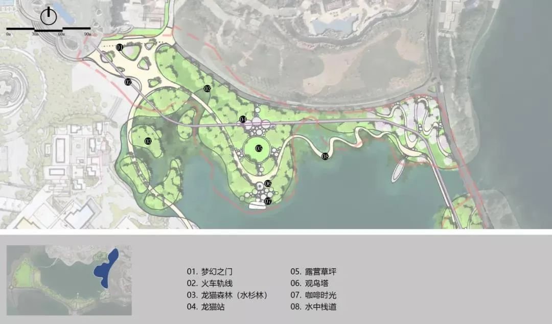 象湖湿地公园地图图片
