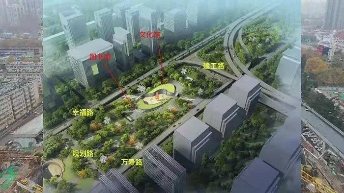 幸福林带效果图。图片来源：西安发展改革委员会公众平台
