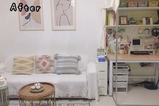 优秀改造分享丨3000元爆改出租屋，独居女生的温馨小窝休闲区蓝鸢梦想 - Www.slyday.coM