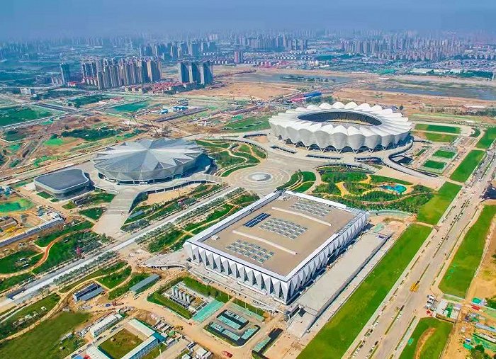 奥体中心。图片来源：西安国际港务区公众平台