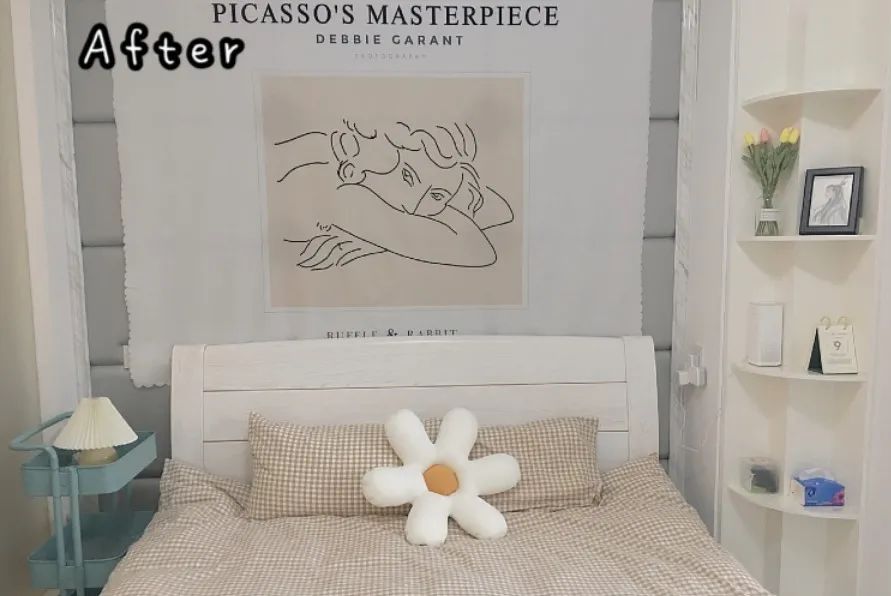 优秀改造分享丨3000元爆改出租屋，独居女生的温馨小窝休闲区蓝鸢梦想 - Www.slyday.coM