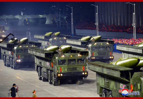 朝鲜新型短程弹道导弹资料图 图自朝中社