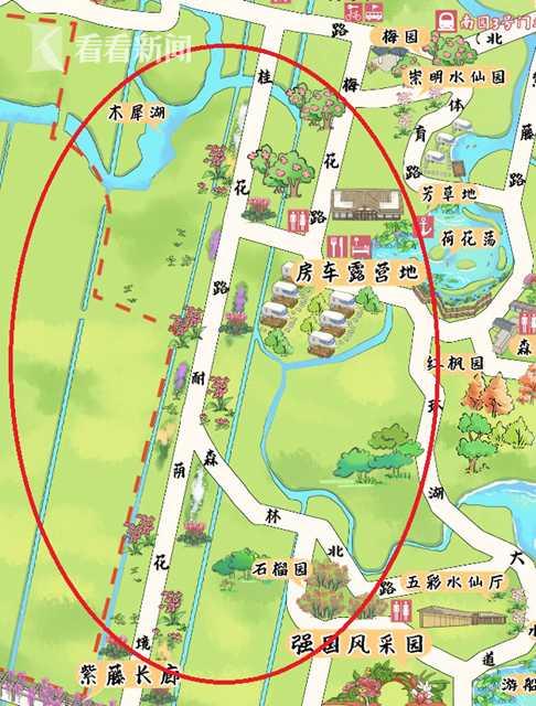 提前感受花博会魅力花博南园手绘攻略地图来了