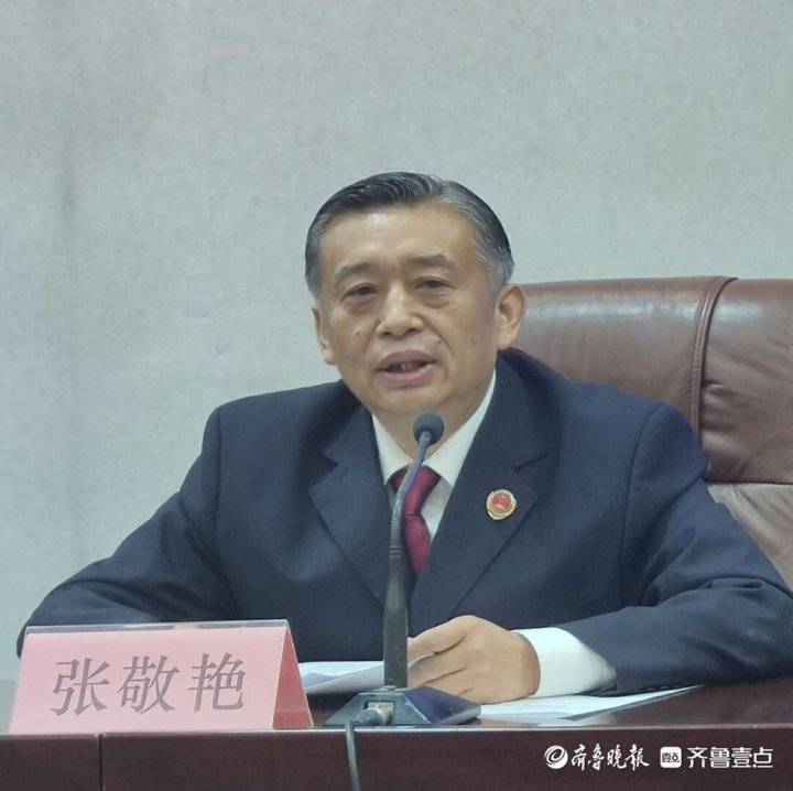 枣庄市检察院检察长,市政法队伍教育整顿领导小组副组长张敬艳就检察