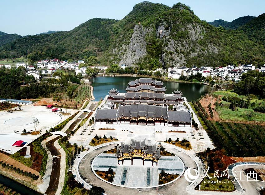 江西首座最大水上古戏台建成竣工|古戏台|竣工|乐平市_新浪新闻