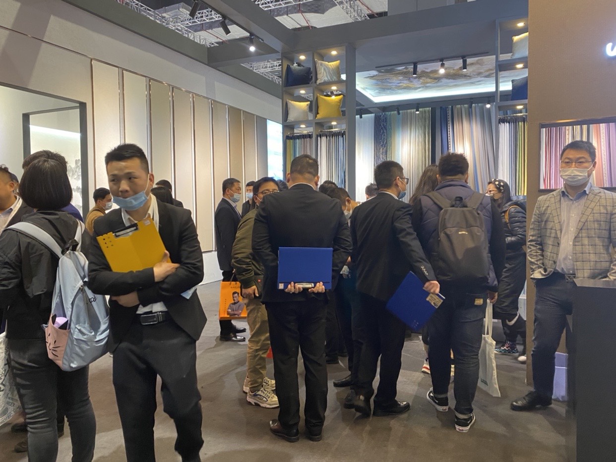 2021建博会展会直击jcc天洋墙布惊艳亮相构建不搬家焕新家的美好时代