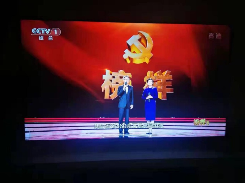 科右中旗农牧业综合行政执法大队组织党员观看榜样5专题节目