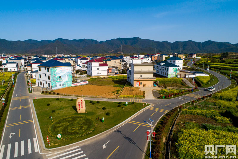 春分时节,江西省湖口县武山镇王常村宛如诗画