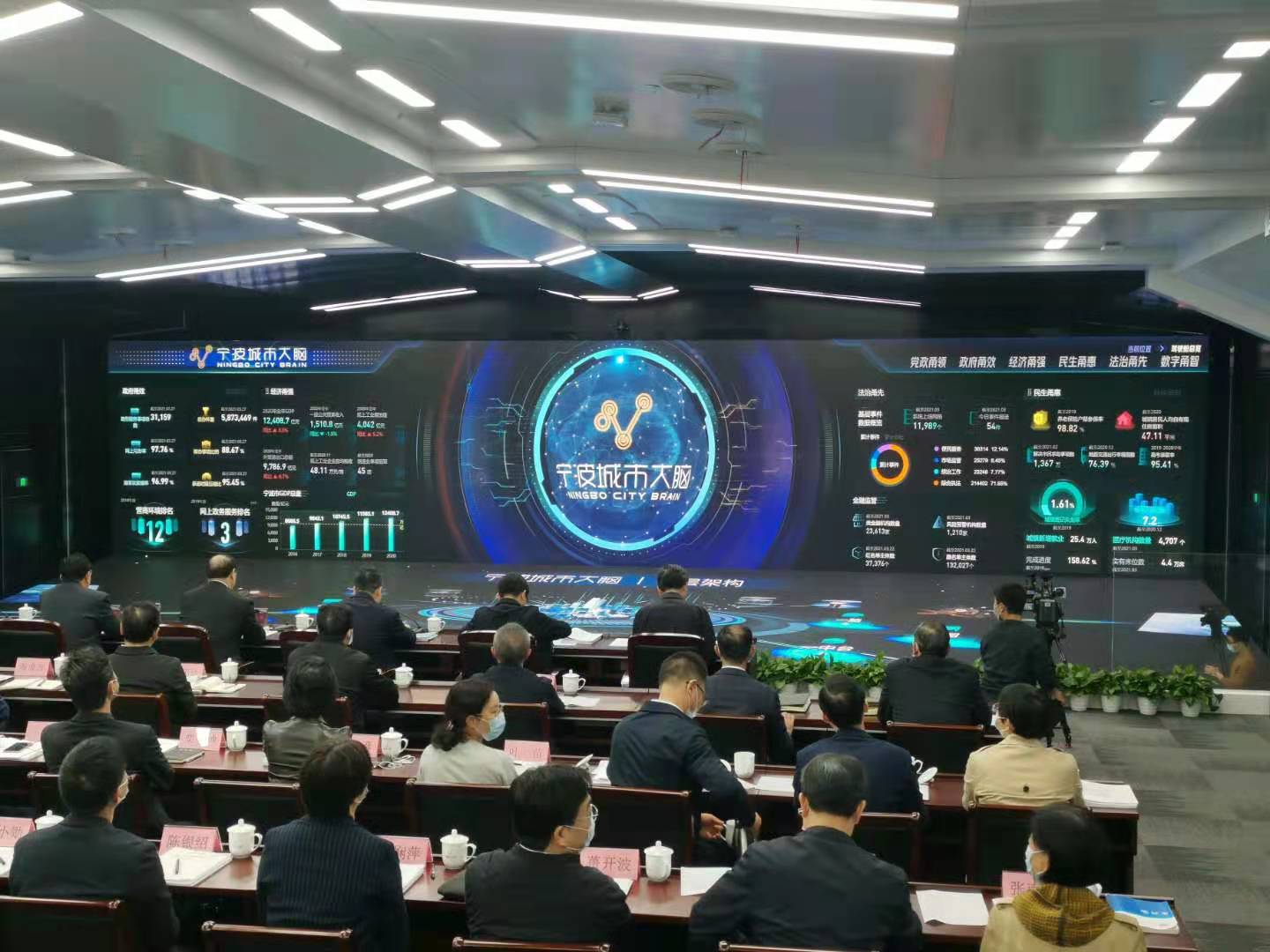 一屏观天下一脑管全城宁波城市大脑今日正式启用运营