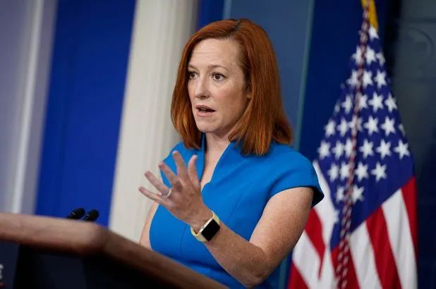 白宫发言人珍·普萨基(jen psaki)对记者说:"我们认为,国际社会应