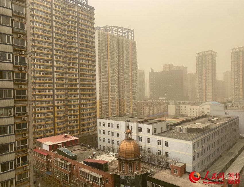 卷土重来!沙尘暴再袭河北