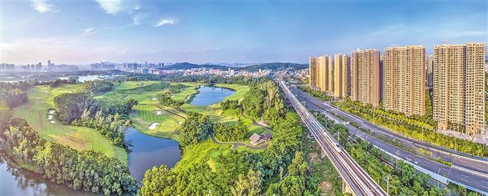 龙岗区宝龙街道环境优美.