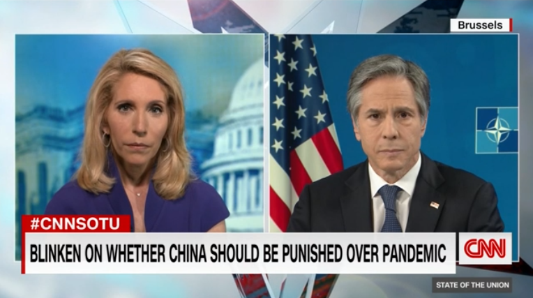 CNN还在问“是否因新冠惩罚中国”，他这么答