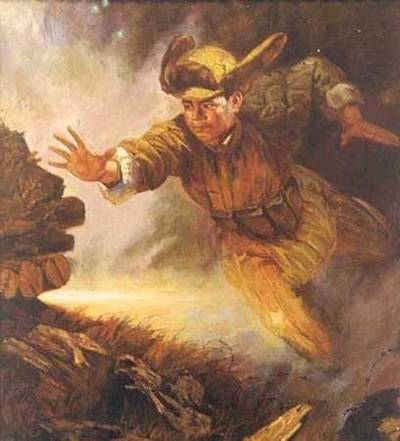 百年宏图黄继光堵枪眼