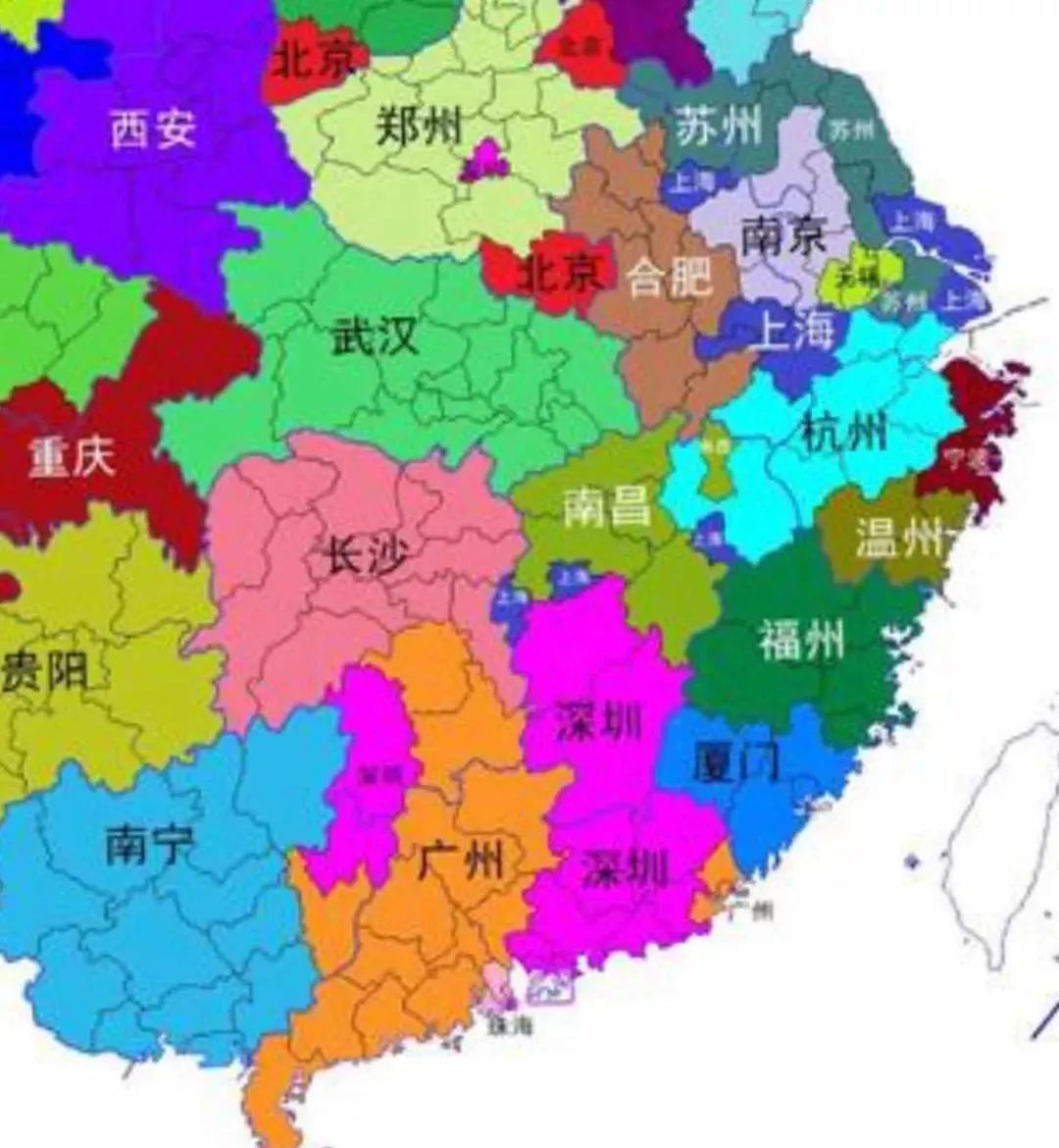 然而,南昌的地理位置却实在尴尬:前有杭州上海,后有武汉长沙,上有南京