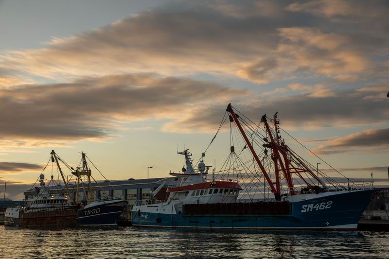 英国南部滨海肖勒姆是英国政府指定的捕鱼港口之一。