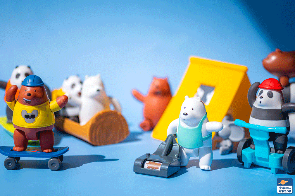 玩具治愈神作麦当劳限量版裸熊全套11只免费送