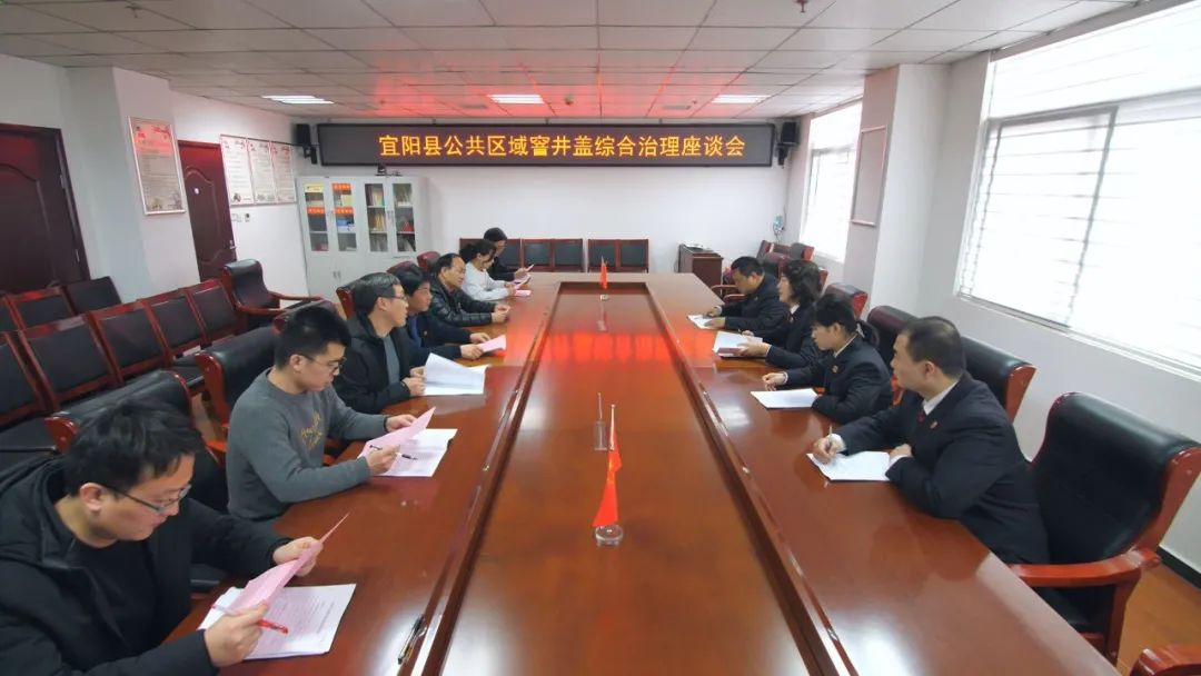 窨井盖综合治理座谈会