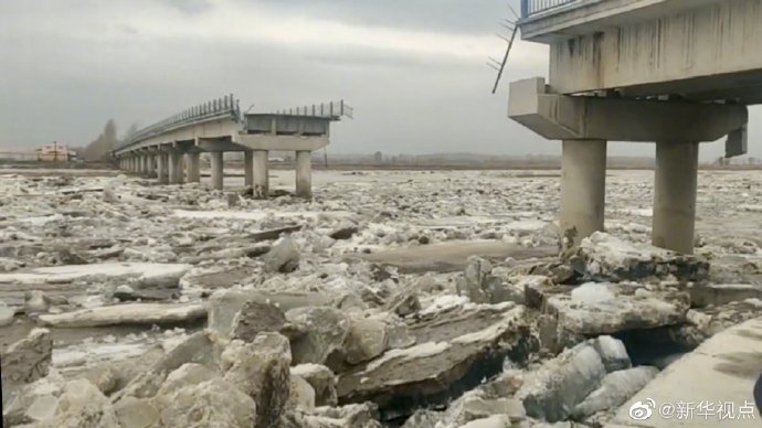 哈尔滨方正县大桥坍塌系冰凌撞击所致