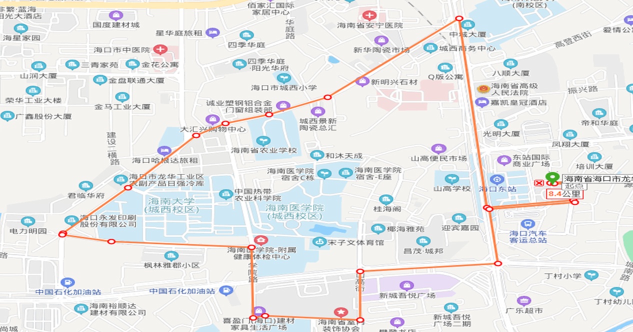 4月1日起 海口新开通k8路,213路,220路3条公交线路__财经头条