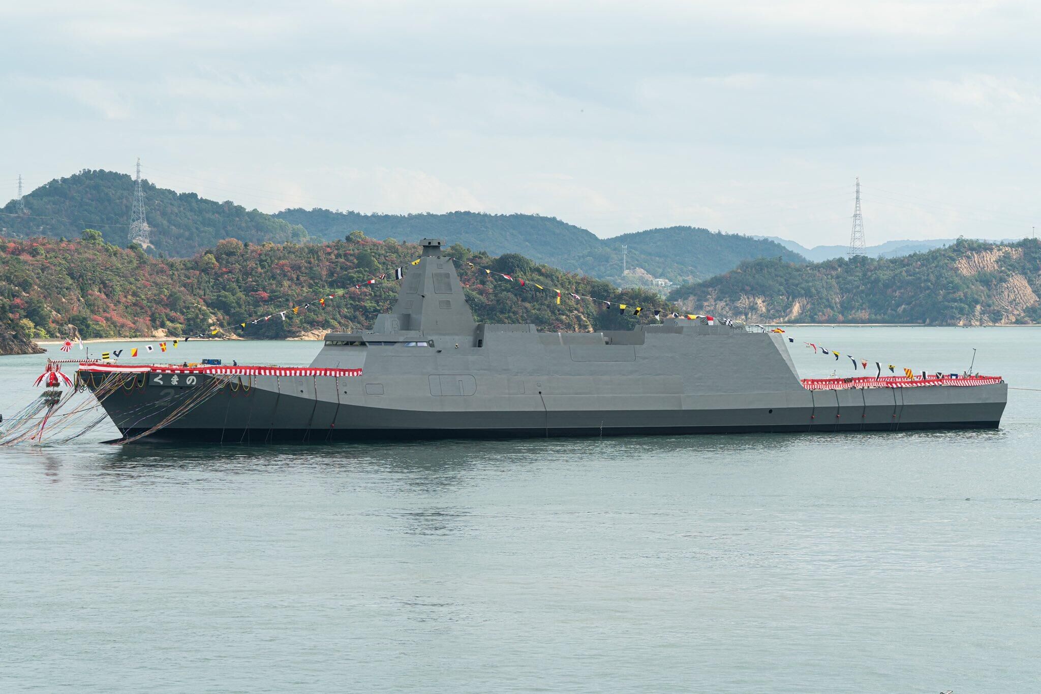 该型舰的二号舰“熊野”已经于去年11月下水