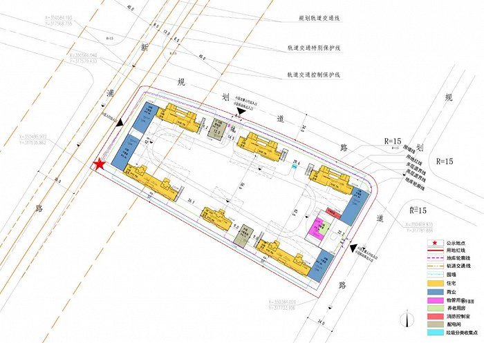 总平面示意图