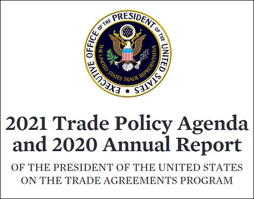 美国贸易代表办公室报告截图