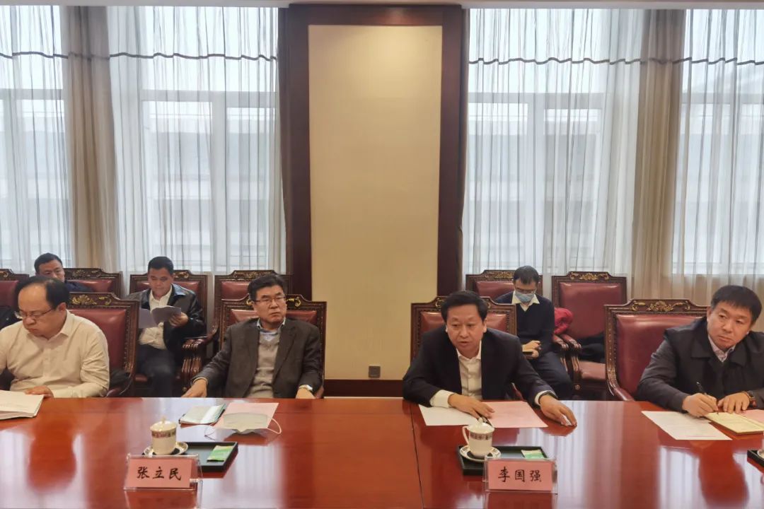 发展与改革委员会主任李国强,吉林省发展研究中心主任张立民座谈交流