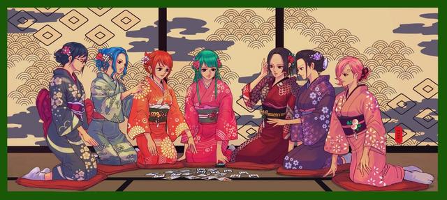虽然许多人物都没有在和之国登场,但有画手们却画了角色们的和服装扮