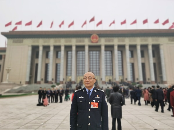 江苏省徐州市公安局党委委员,经济技术开发区分局局长李晴(资料图)