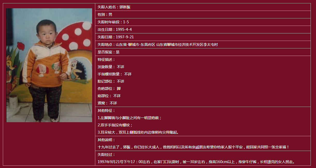 电影《失孤》原型郭刚堂：与苏州小伙DNA不匹配 不会放弃寻子休闲区蓝鸢梦想 - Www.slyday.coM